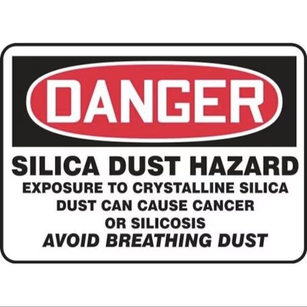 Accuform OSHA DANGER SAFETY SIGN SILICA DUST MCHG139VS MCHG139VS - main